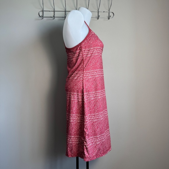 Prana Performance Spaghetti Strap Racerback Dress Reddish-Pink XS Shelf Bra - Picture 4 of 14